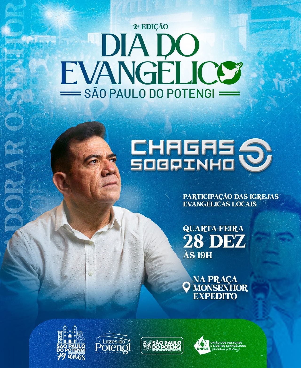 Dia do Evangélico!  Prefeitura Municipal de Conquista MG